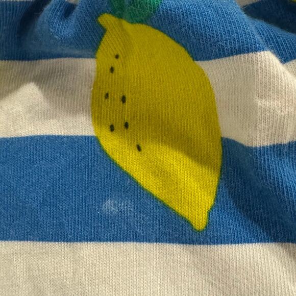 Mini Boden 6-7Y Girl Lemon Striped Dress - Picture 6 of 6